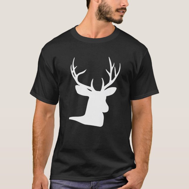 Camiseta Christmas Reindeer Hunter Deer Meat Hunting Reinde (Frente)