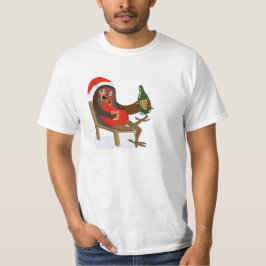 Camiseta Christmas Robin laid back