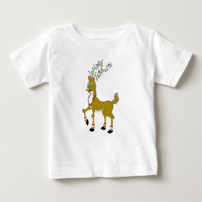Camiseta Christmas Ruddy Reindeer (Frente)