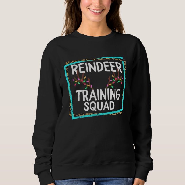 Camiseta Christmas Running Reindeer Training Squad 5k Fun R (Frente)