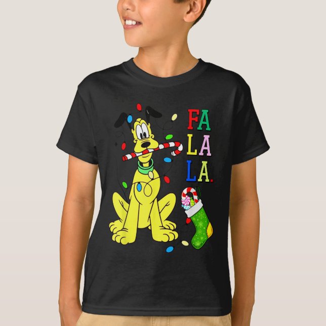 Camiseta Christmas Shirt Cute La Fa Fa Swea  (Frente)