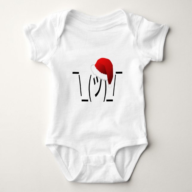 Camiseta christmas shrug emoji (Frente)