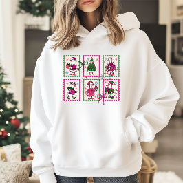 Camiseta Christmas Silly Goose Vintage Stamps
