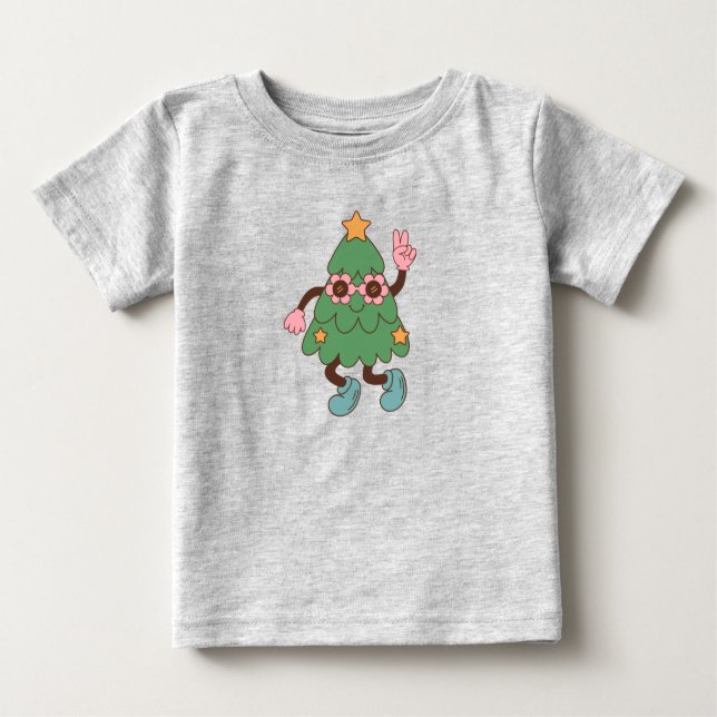 Camiseta Christmas Silly Tree (Frente)