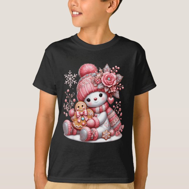 Camiseta Christmas Snowperson  (Frente)