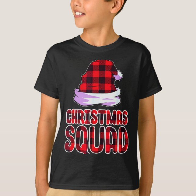 Camiseta Christmas Squad Family Group Matching Christmas Pa (Frente)