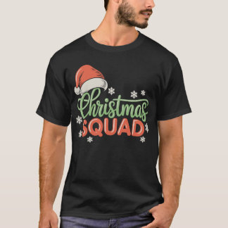 Camiseta Christmas Squad Matching Family Santa Xmas Holiday