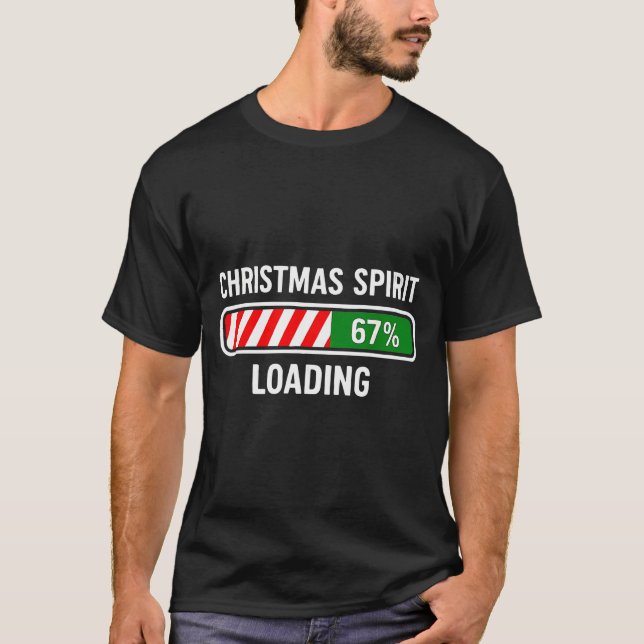 Camiseta Christmas Srit Loading 67 Meme Boys Kids Gen Z Alp (Frente)