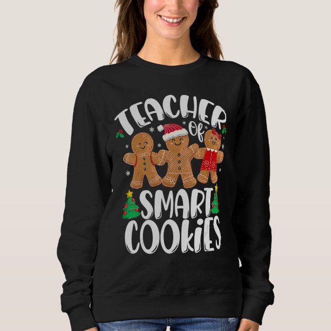 Camiseta Christmas Teacher Cute Gingerbread Cookies 1 (Frente)