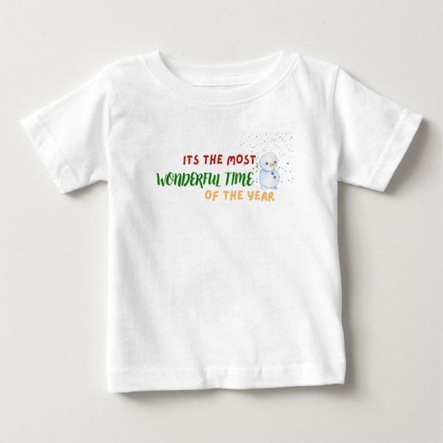 Camiseta christmas time design (Frente)