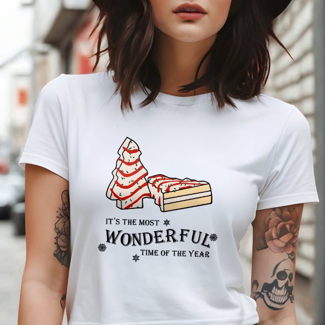 Camiseta Christmas Tree Cake Printing (Criador carregado)