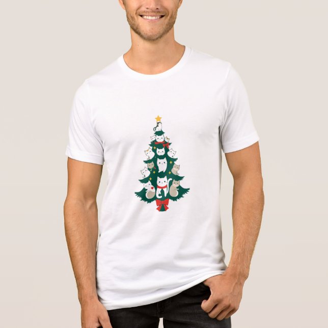 Camiseta Christmas Tree of Kitties by Sandra Boynton (Frente)