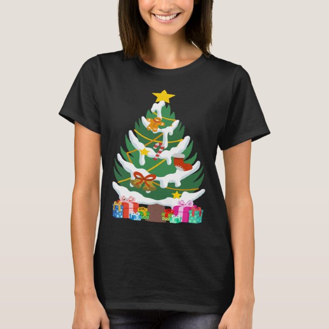 Camiseta Christmas Tree Work Christmas Party (Frente)