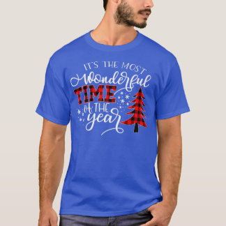 Camiseta Christmas Trees Its The Most Wonderful Time Of The