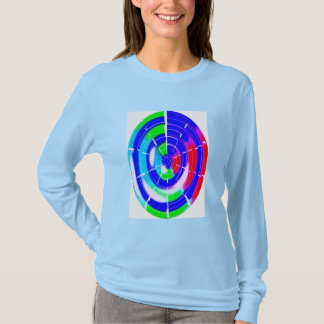 Camiseta Christmas winter season oval maze
