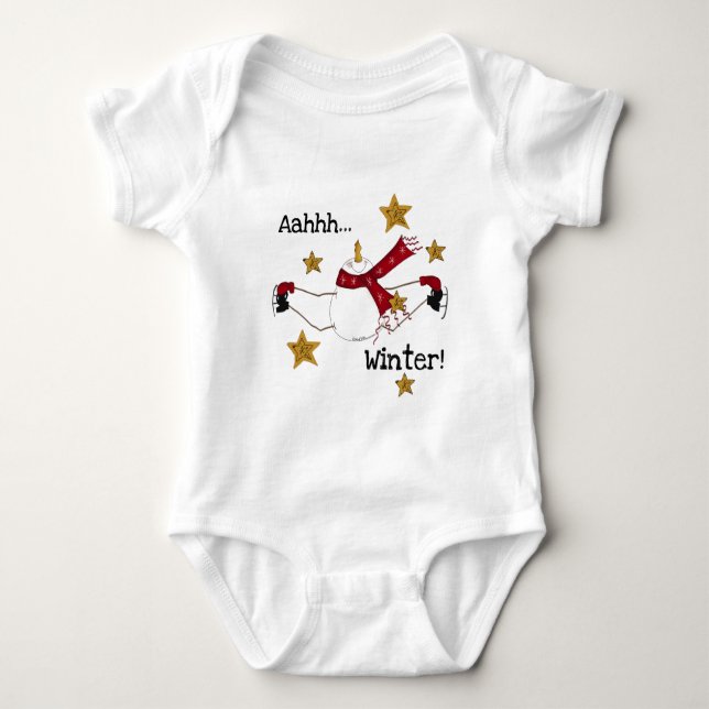 Camiseta Christmas Winter Snowman (Frente)