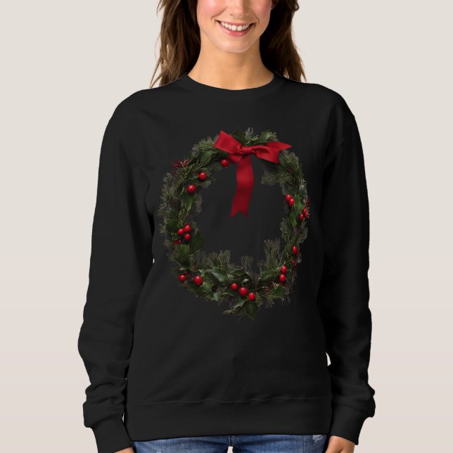 CAMISETA CHRISTMAS WREATH (Frente)