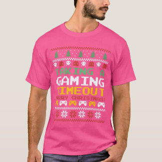 Camiseta Christmasaking uma garota do jogo de jogos