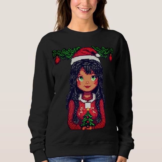 Camiseta Christmasgirl Sweatshirt (Frente)