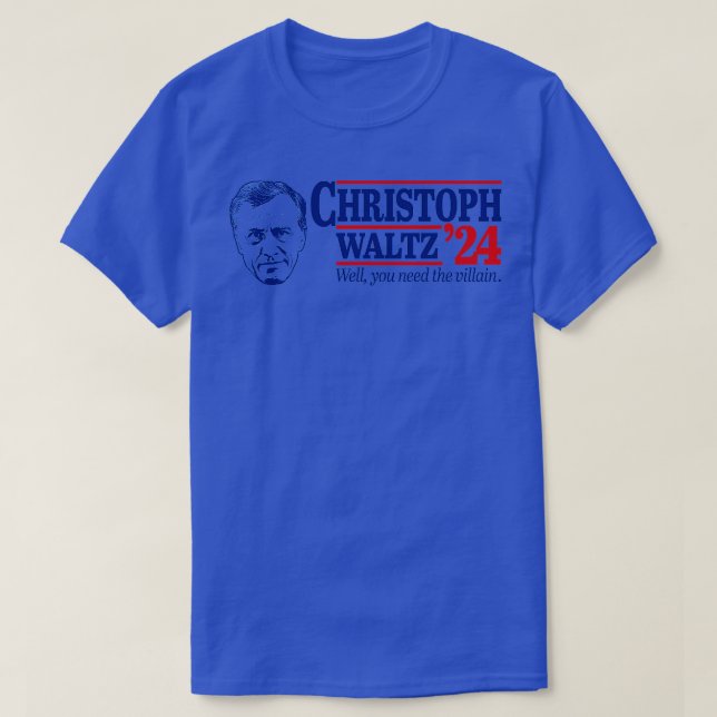 Camiseta Christoph Waltz (Frente do Design)