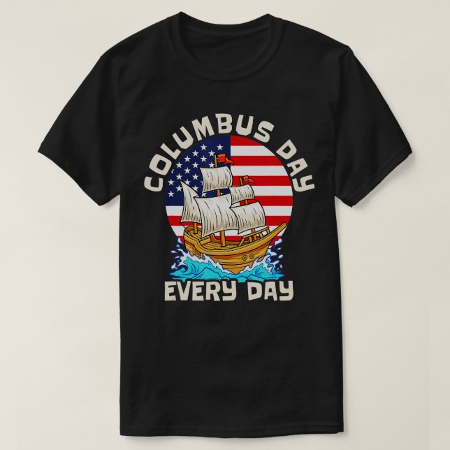 Camiseta Christopher Columbus (Frente do Design)