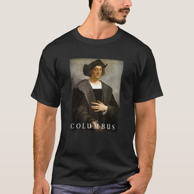 Camiseta Christopher Columbus Portrait (Frente)