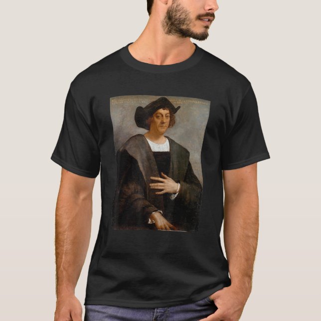 Camiseta Christopher Columbus Portrait (Frente)