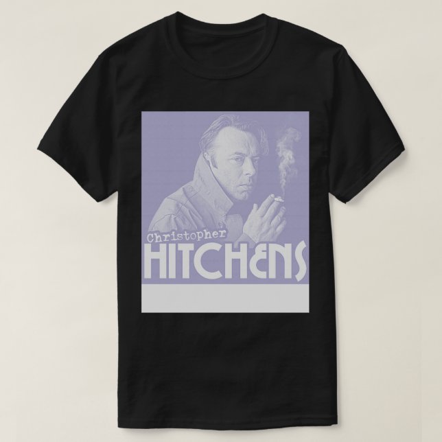 Camiseta Christopher Hitchens Fan Art Tribute (Frente do Design)