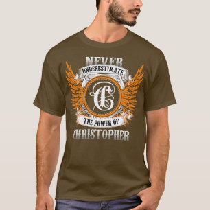 Camiseta Christopher Name Shirt Nunca Subestima A Pota