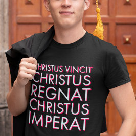 Camiseta Christus Vincit, Tradicional Massa Latim Católica