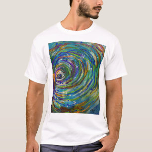 Camiseta Chroma Vortex Abstrato Art