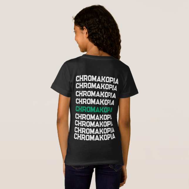 CAMISETA CHROMAKOPIA REPETINDO IMPRESSÃO KIDS (Parte Traseira Completa)
