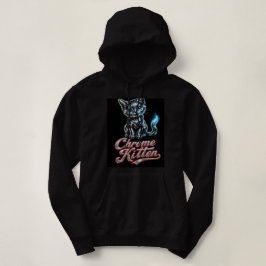Camiseta Chrome Kitten Cool Casaco com Capuz