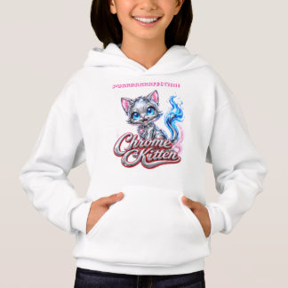 Camiseta Chrome Kitten " Supacute" Capuz
