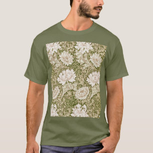 Camiseta Chrysanthemum Dourado, William Morris