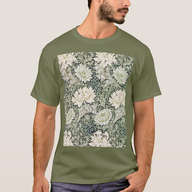 Camiseta Chrysanthemum, William Morris (Frente)