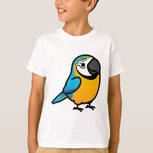 Camiseta Chubby Blue & Dourado Macaw