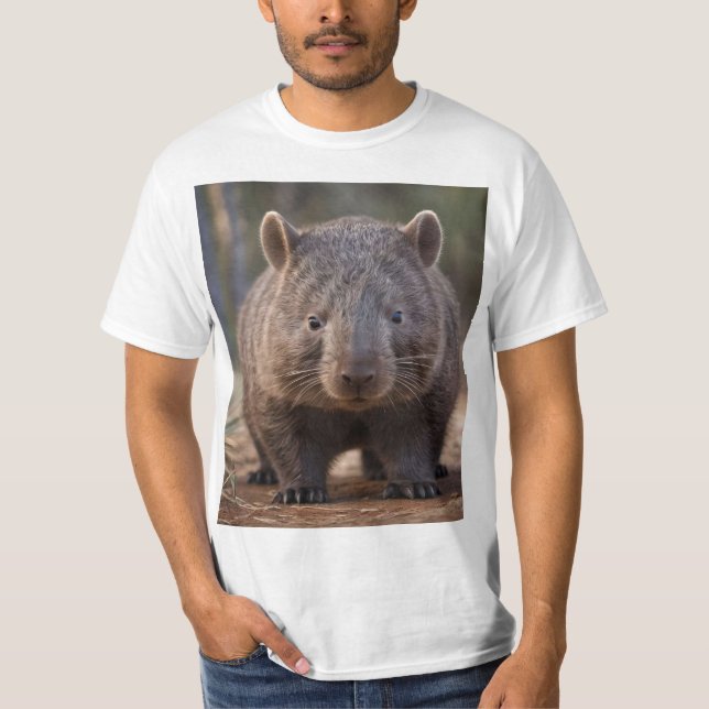 Camiseta "Chubby Charm: O Adorável Morcego Australiano" (Frente)
