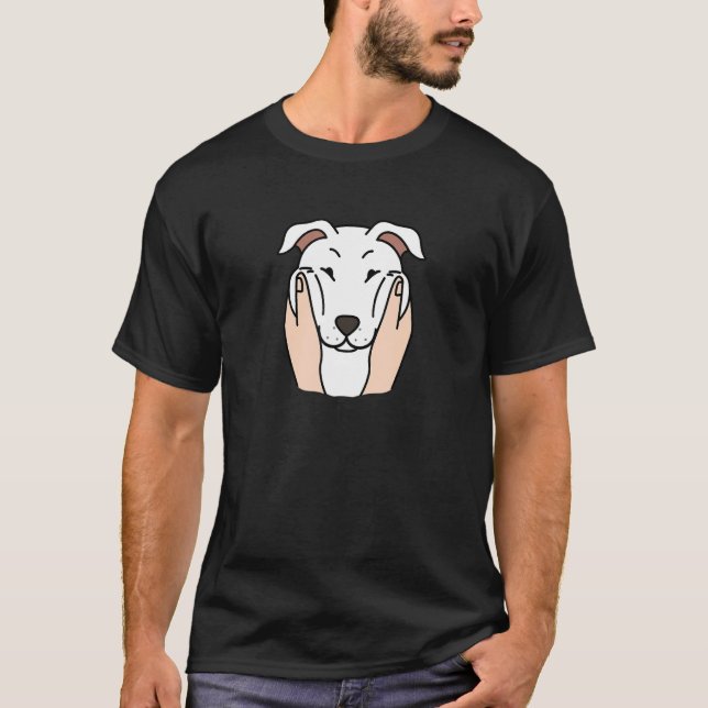 Camiseta Chubby Cheeks White Dog (Frente)