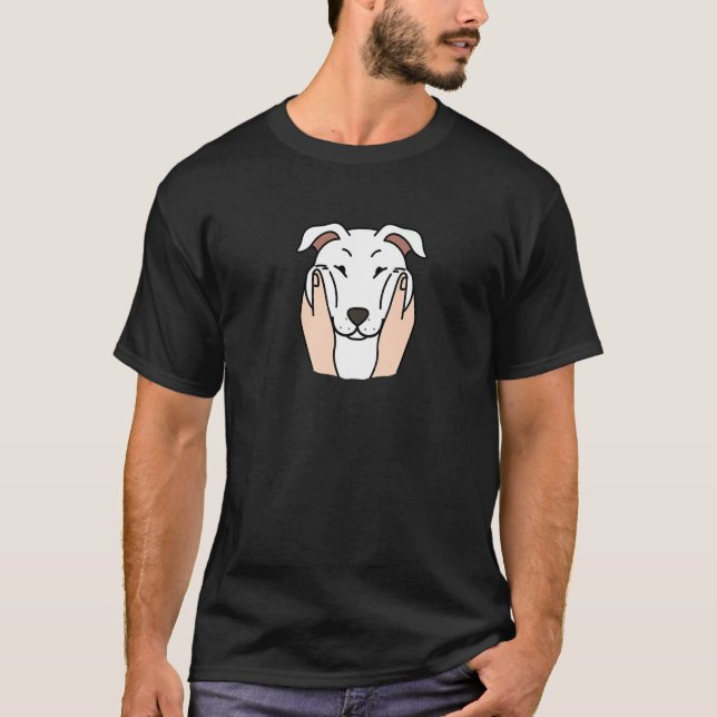 Camiseta Chubby Cheeks White Dog (Frente)