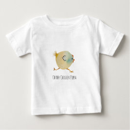 Camiseta Chubby Chicken, colorfull, whimsical, illustration