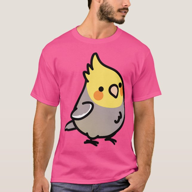 Camiseta Chubby Cinnamon Cockatiel (Frente)