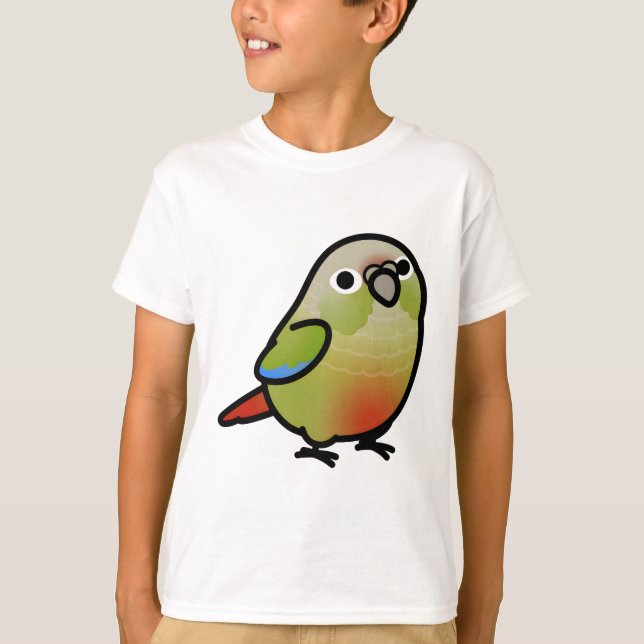 Camiseta Chubby Cinnamon Green Cheek Conure (Frente)