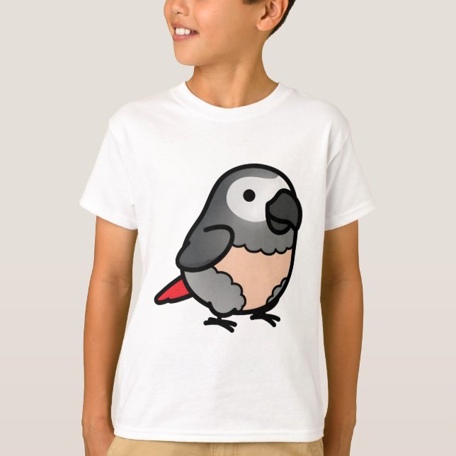 Camiseta Chubby Cinza Africana do Congo - Plucker (Frente)