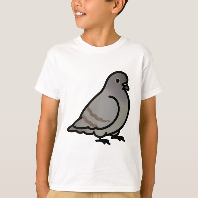 Camiseta Chubby Cinza Rock Tan Pigeon (Frente)