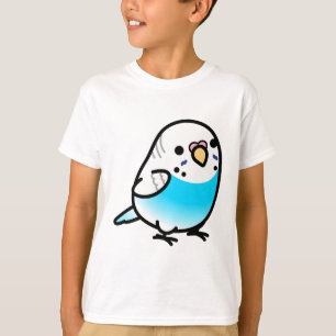 Camiseta Chubby Dominant Pied Sky-Blue Budget - Mulher