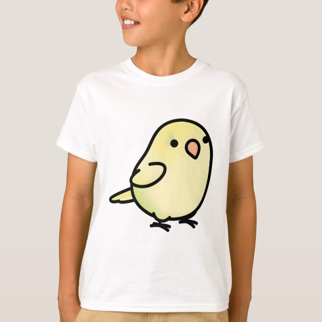 Camiseta Chubby Light Yellow Lutino Parrotlet (Frente)