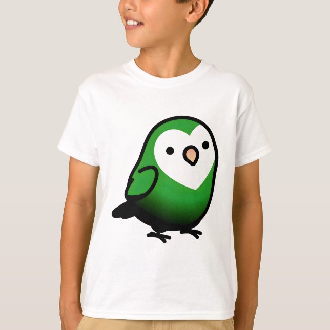 Camiseta Chubby Neutrois LGBT+ Pride Lovebird (Frente)