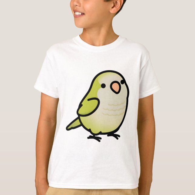 Camiseta Chubby Pallid Quaker Parrot (Frente)