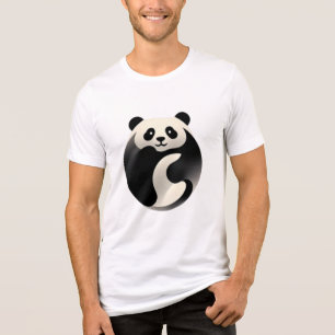 Camiseta Chubby Panda - Bondade em Preto e Branco
